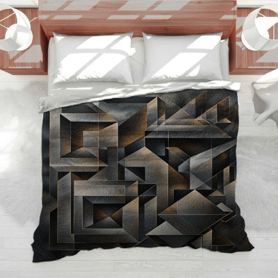 Geometric Bedding Abstract Comforter Art Deco
