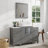 Ravenna 48" Freestanding Single Sink Bathroom Vanity with Engineered Marble Top and Matching Mirror-23188981