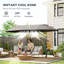 Outsunny 4.6m Garden Parasol Double-Sided Sun Umbrella-39485785