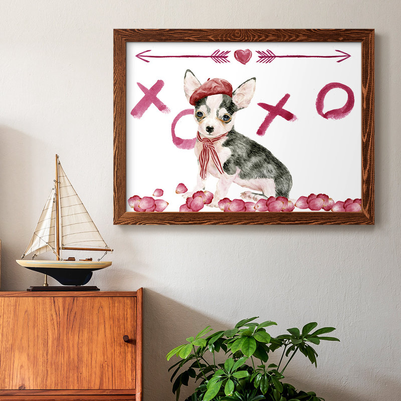 Chiot Valentine Collection A, Érable, H 26 po x l 38 po x P 1,5 po