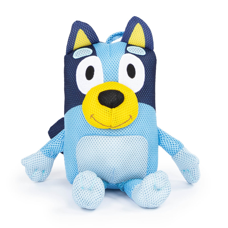 Bluey Kids' Cotton and Polyester Bath Buddy and Towel Set