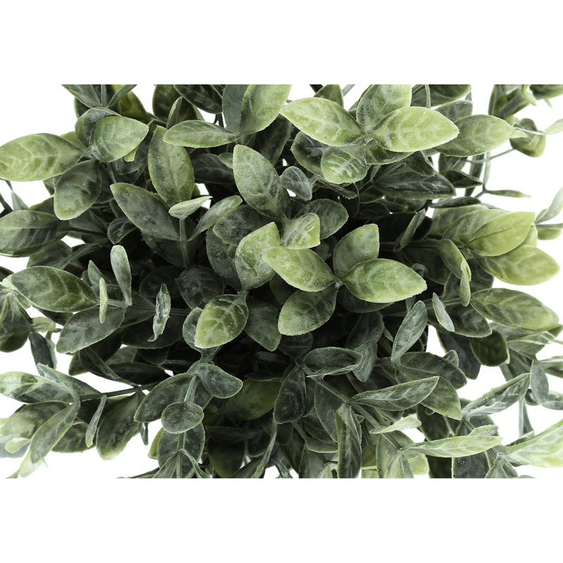 2 pièces 11 po Faux plantes d'eucalyptus, verdure décorative intérieure dans des pots noirs, plantes artificielles hautes herbes artificielles, mousse à l'intérieur