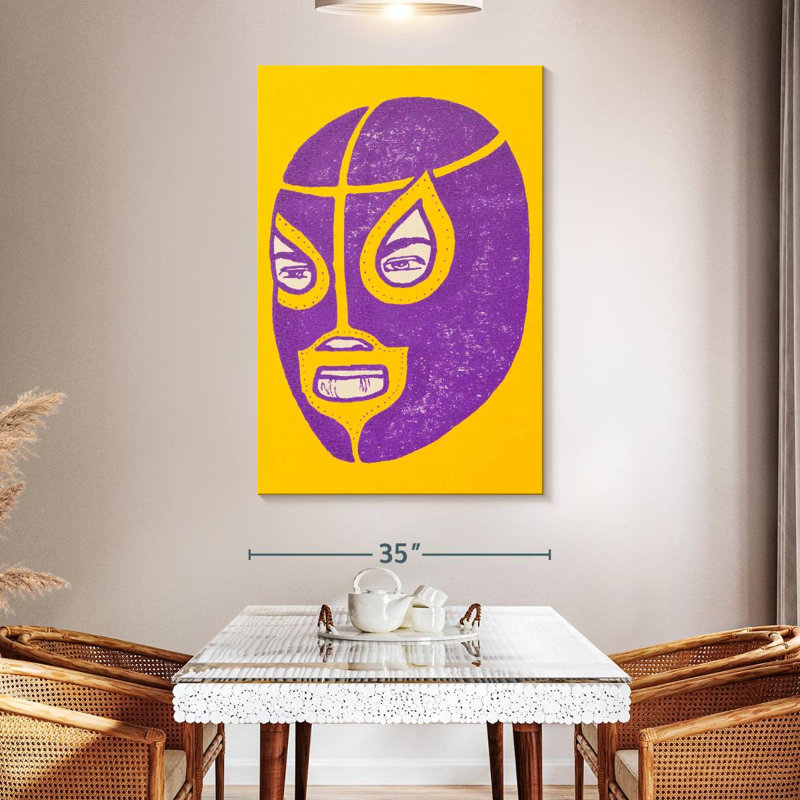 Leisha Wrestling Face, 51" H x 34" W