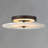 Alabaster LED Semi Flush Mount
