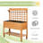 Elevated Garden Raised Bed Solid Wood Planter Flower Herb Boxes