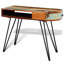 Peninsula Solid Wood Writing Desk