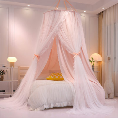 Rideau de lit à baldaquin double couche Princess