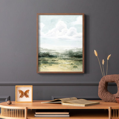 Valley Highlights II Framed Print - Solid Wood