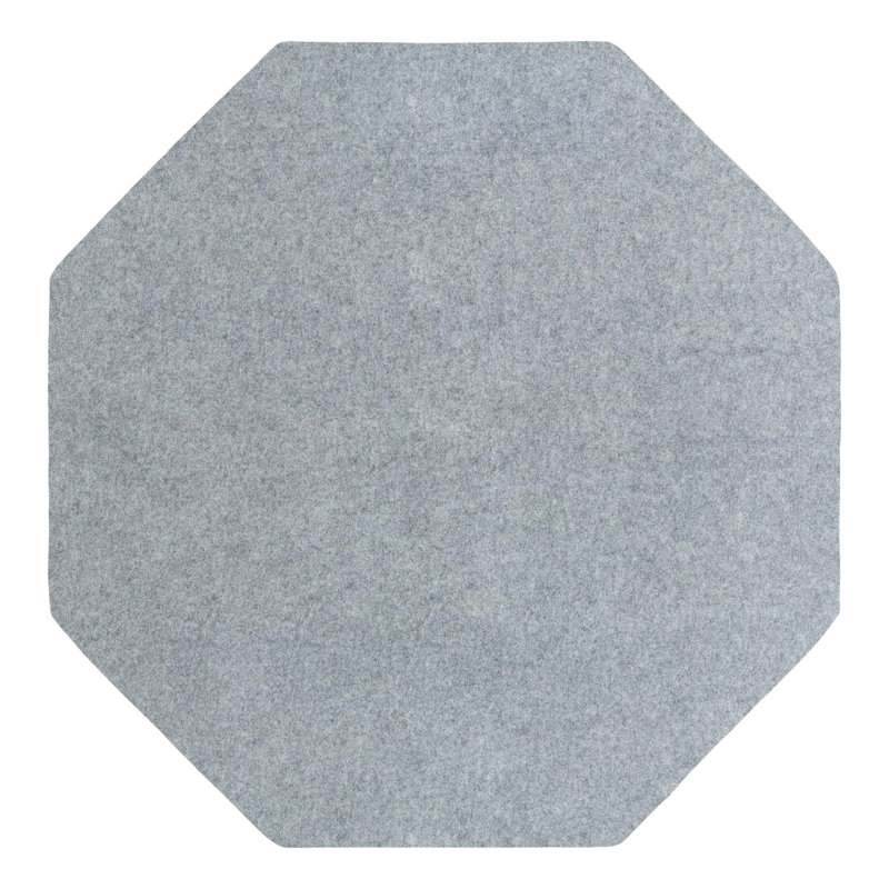 Sous-tapis Hokku Designs Timora, Octogone 4 pi 11 po