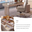 Modern Light Luxury L-Shaped Desk with Glass Top, Home Office Desk, Vanity Table-253465455