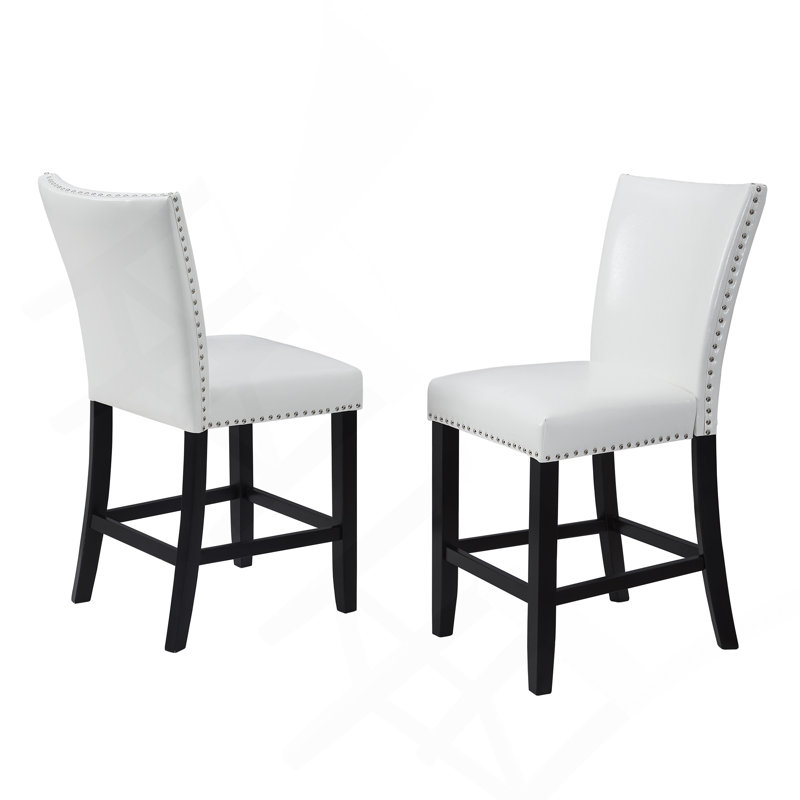 Fauteuil en polyuréthane 2pc, Blanc / Blanc