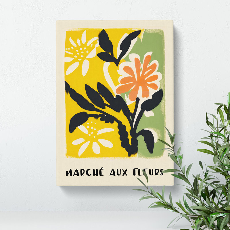 French Flower Market Exhibition No.3 - Wrapped Canvas, 50cm H x 35cm W x 3cm D