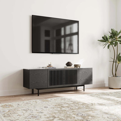 Mid-Century Modern TV Stand With Sintered Stone