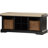Agora Polyester Blend Upholstered Storage Bench-1431897653