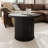 Tambour Design Round Coffee Table with Storage-1720571204-1720571206