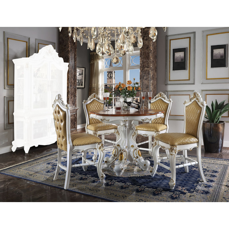 Dafies 4 - Person Pedestal Dining Set