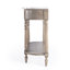 Danielle Marble 40" one- drawer Console Table-1037264149