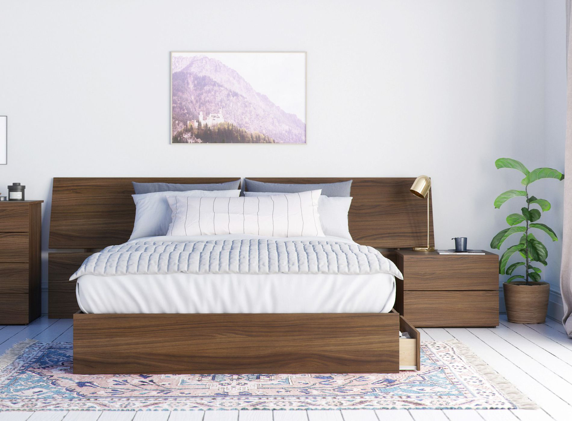 Ebern Designs Distance 2 Piece Bedroom Set | Wayfair