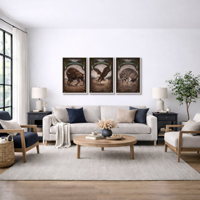 «Rustic Wildlife Animal Kingdom», art de Buffalo