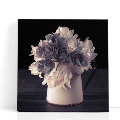 «Tulips in an Enamel Jug», reproduction d'art sur toile