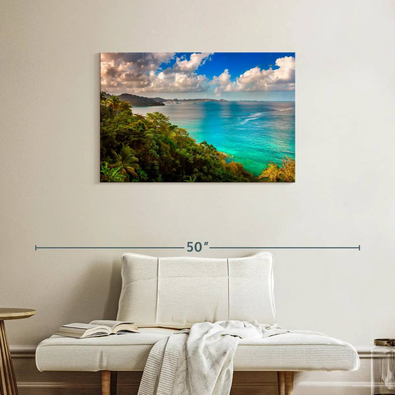 Gillard Grenada Island Bay, H 24 po x l 36 po