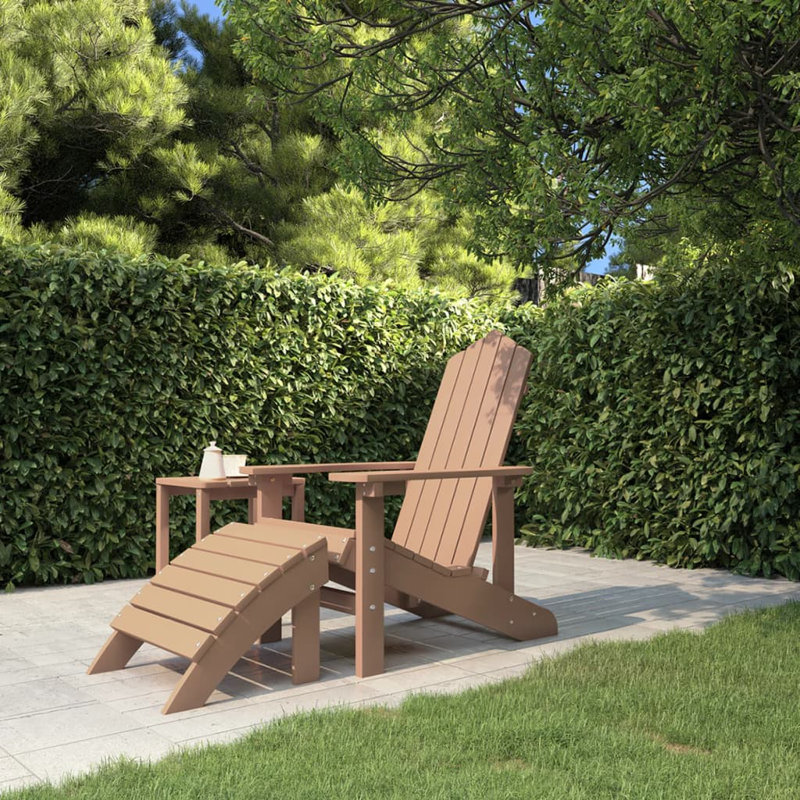 Linco Outdoor Adirondack Chair, Brown