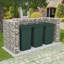 Cowling Triple Bin Store