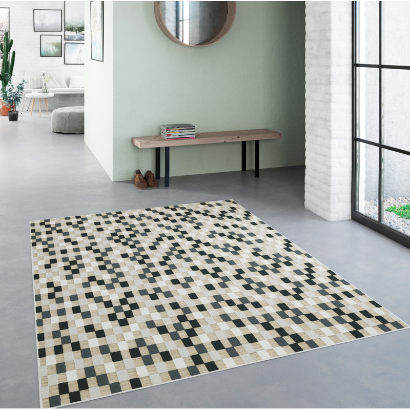 Henriko Geometric 160cm X 230cm Area Rug, Rectangle 120 x 170cm