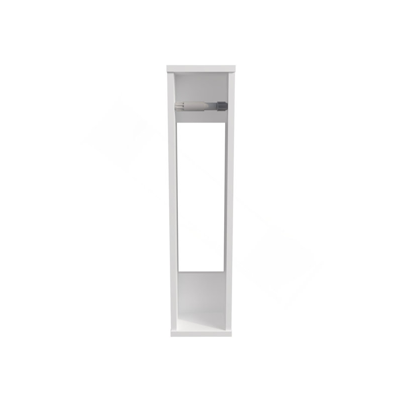 Porte-papier hygiénique en mélamine, Blanc