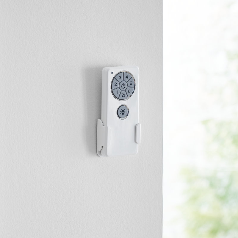 56'' Cirque LED Standard Ceiling Fan with Remote Control and Light Kit Included, Matte White