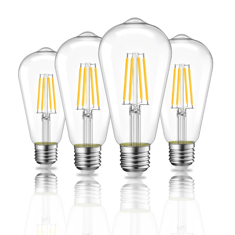 Strak Led Nostalgic Led Bulbs 2200K Pack Of 4, 4000K