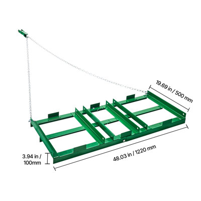 Drag Harrow Heavy Duty Tow Behind Drag Harrow Driveway Grader Rake