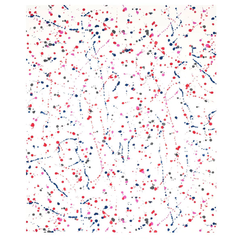 Tissu Schumacher x Porter, Rouge/bleu