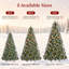 Lighted Artificial Fir Christmas Tree-1074111183
