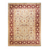 Eclectic One-of-a-Kind 9' 0" X 11' 10" Hand Knotted Area Rug