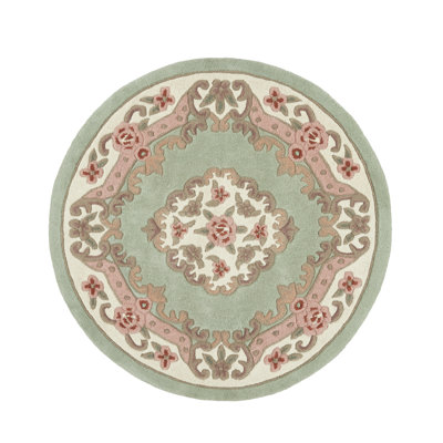 Comfort Oriental Wool Hand Woven Green