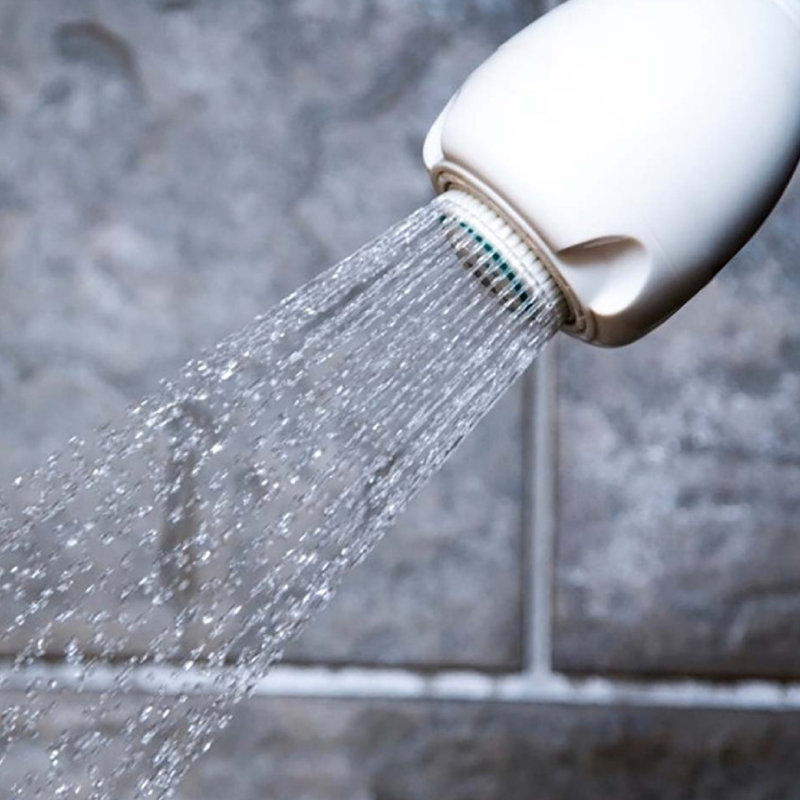 Earth Spa White Matte Adjustable Wall Mounted Shower Head