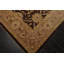 Tapis de zone en laine noué la peshawar brune 8 pi x 11 po one-of-kind Stringtown