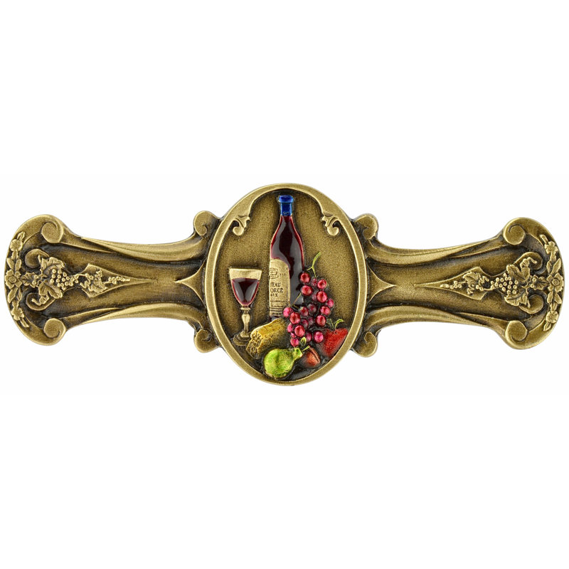 Hand-Tinted Brass 3" Center to Center Bar Pull