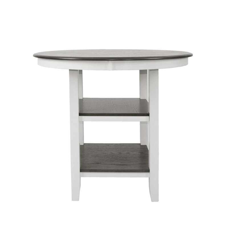 5-Pcs Counter Height Dining Set, Antique White/Grey