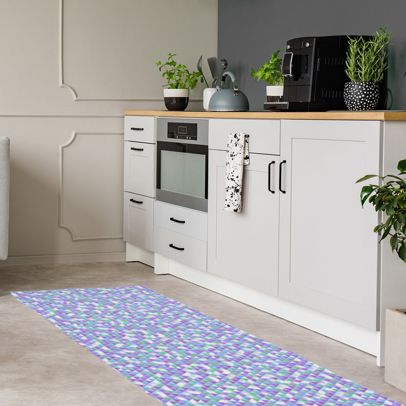 Chenille Geometric Indoor Rug, Runner 2'6" x 8'