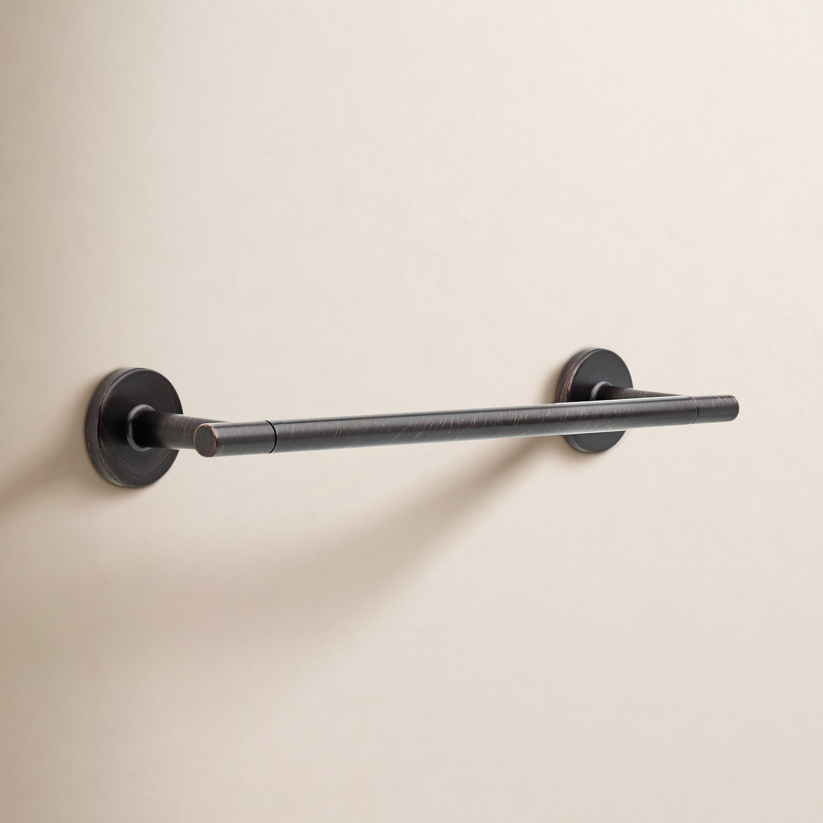 Trinsic 12" Wall-Mounted Towel Bar, Venetian Bronze
