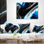 Illustration abstraite de fractale abstraite pour oreiller lombaire Creative Design