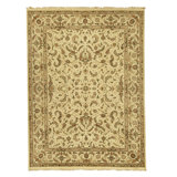 Handmade Silk and Wool Oriental Area Rug