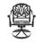 7-Piece All-Weather Cast Aluminum Dining Set, Include 6 Swivel Chairs And 48.03" Round Table With Frame-875931509