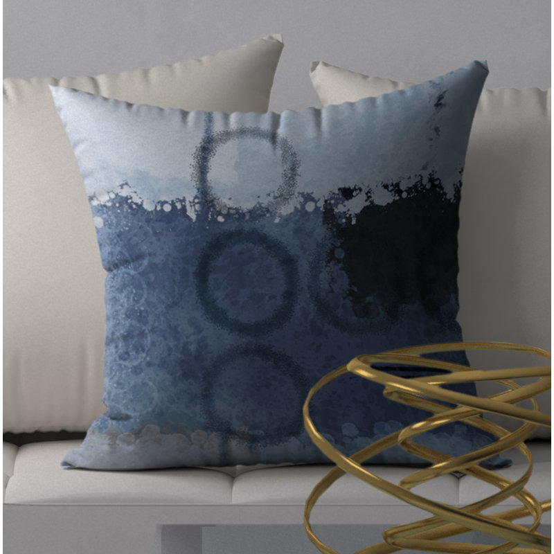 Housse de coussin décoratif carrée K.O., H 20 po x l 20 po