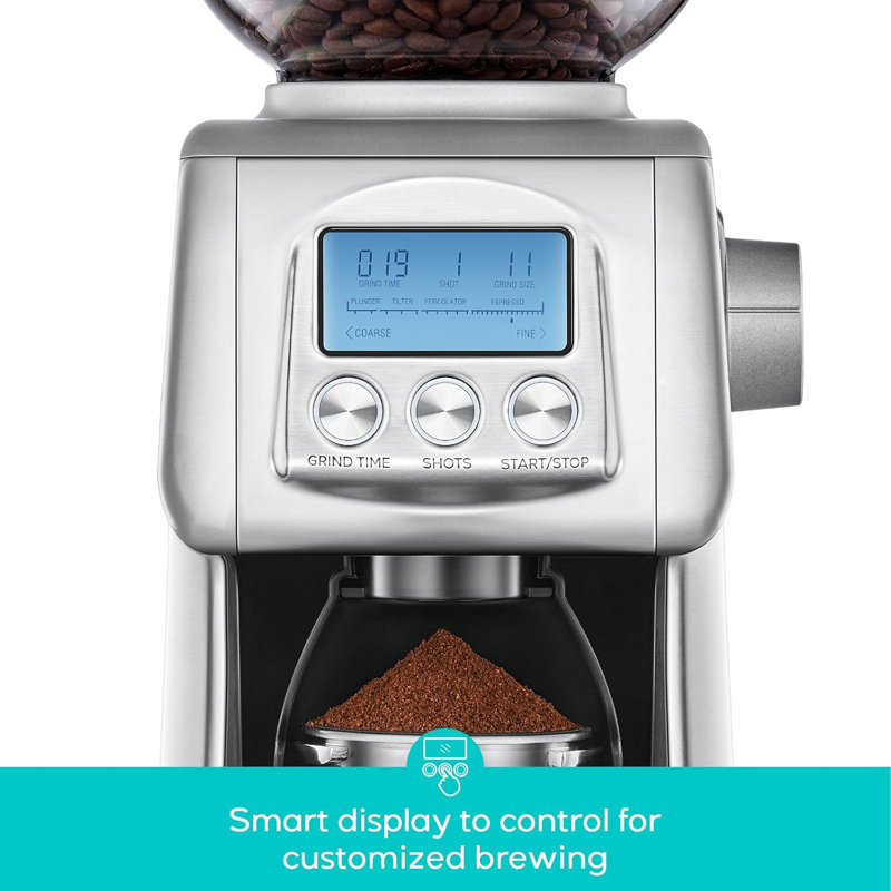 Casabrews Tornado Electric Coffee Grinder Smart Display 14oz
