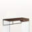 Napoleon 1-Drawer Brown Finish Computer Desk with Glass Tempered Leg, 29.77" H X 47.74" W X 23.45" D