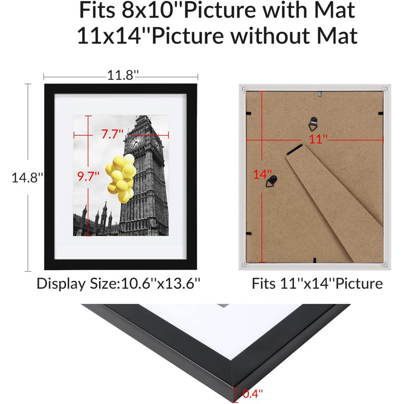 Set Of 6 11x14 Picture Frames