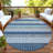 Machine Washable Indoor/Outdoor Chantille ACN2445 Geometric Rug-1414918084-1414918091